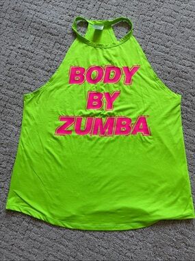 Zumba high neck tank